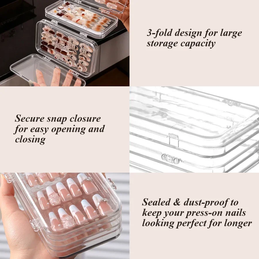 Clear Foldable Press On Nail S - Nail Art Rame recensione e prezzo