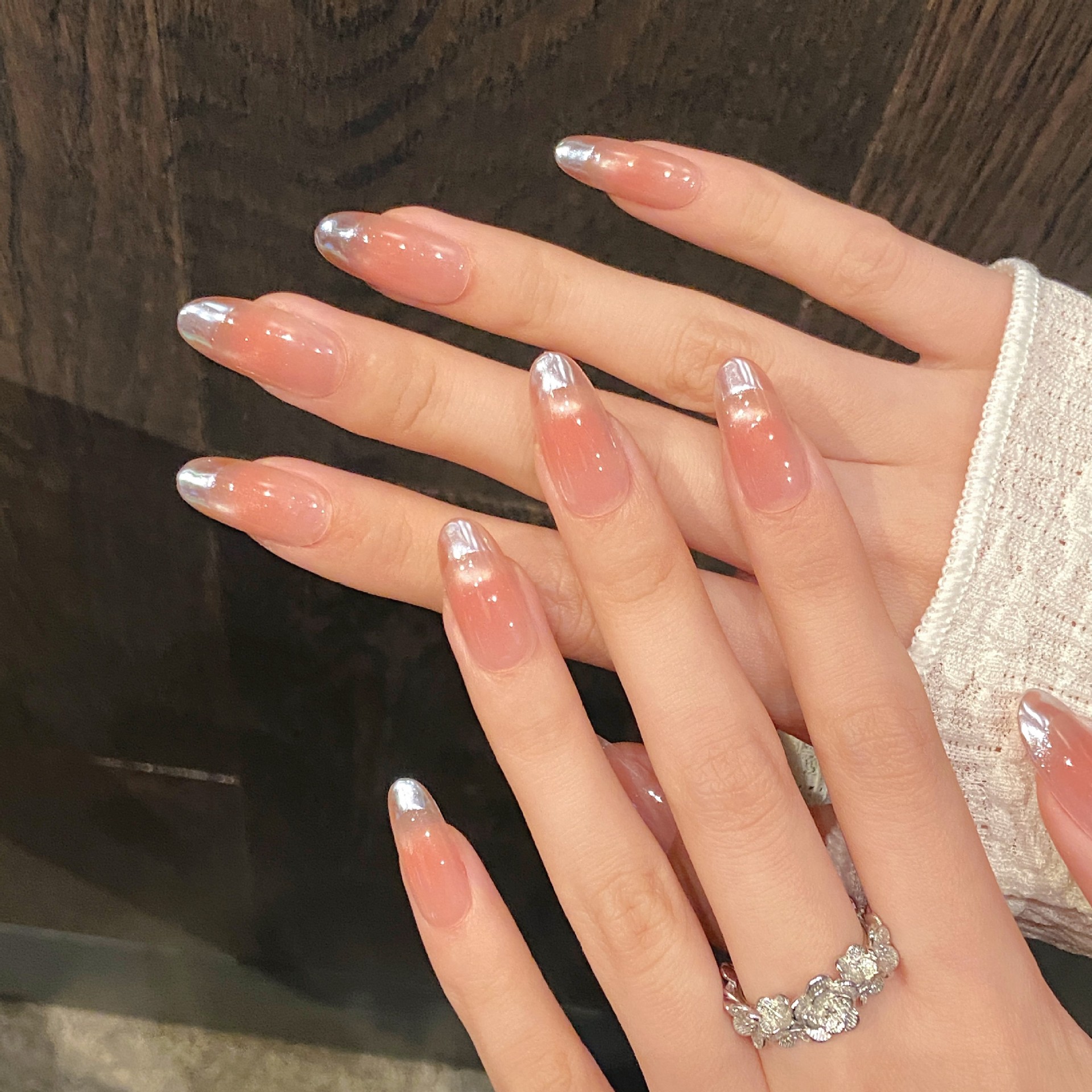 10pcs Pure Hand Pressed Oval N - Nail Art Oval recensione e prezzo