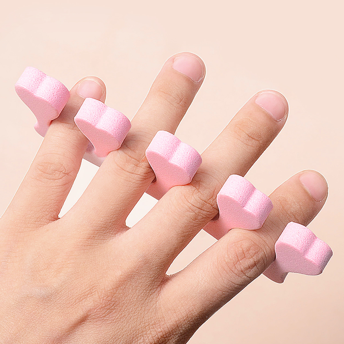 10pair Pink Toe Finger Sponge  - Nail Art Pink Soft recensione e prezzo