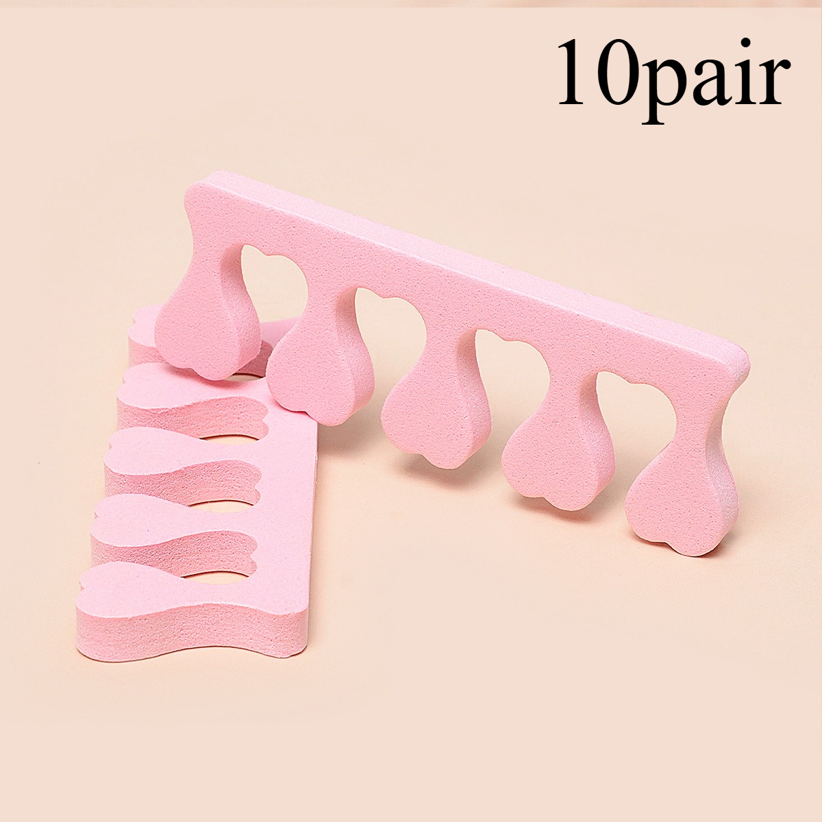 10pair Pink Toe Finger Sponge  - Nail Art Pink Soft recensione e prezzo