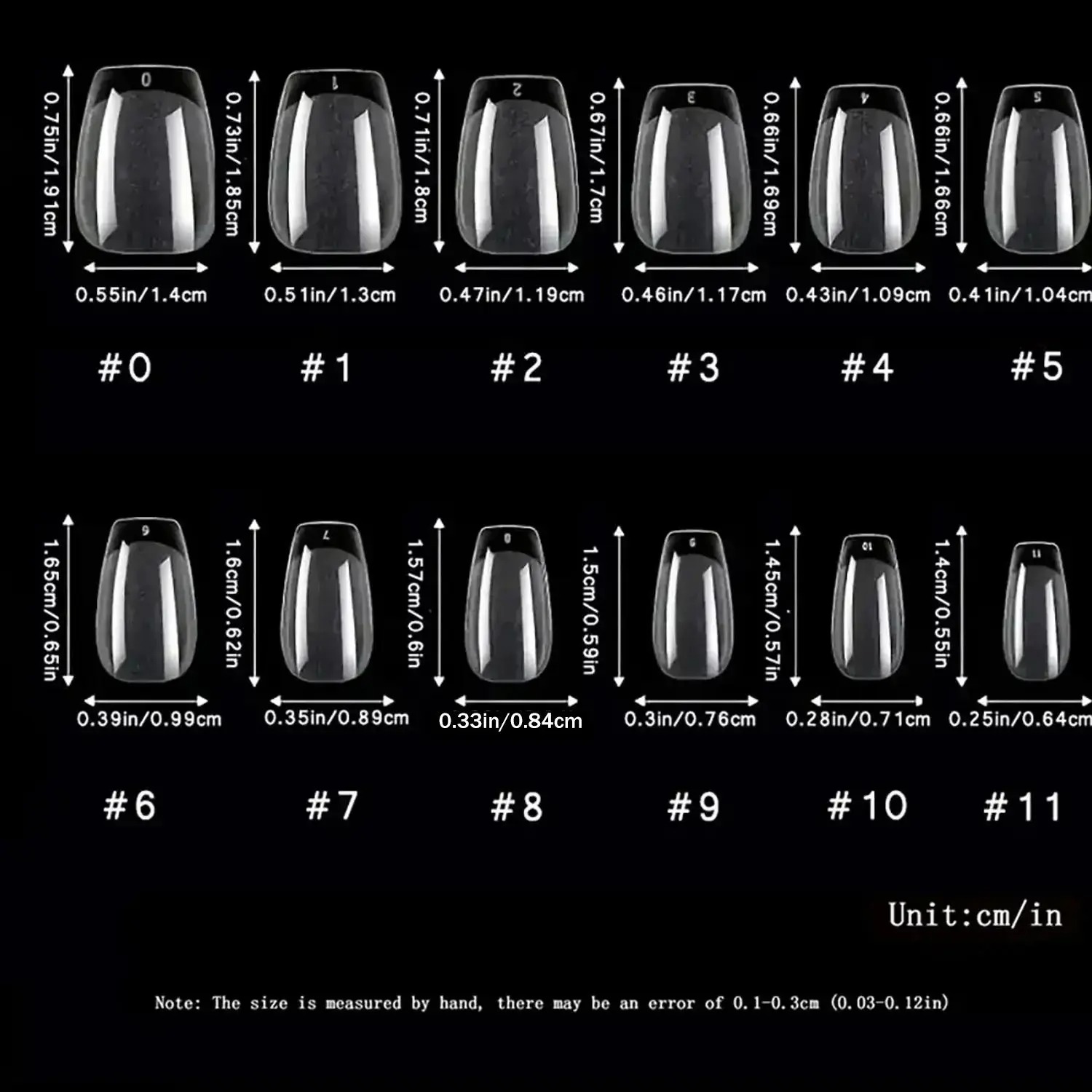 120pcs Short T Nail Tips, Tran - Nail Art Xl recensione e prezzo