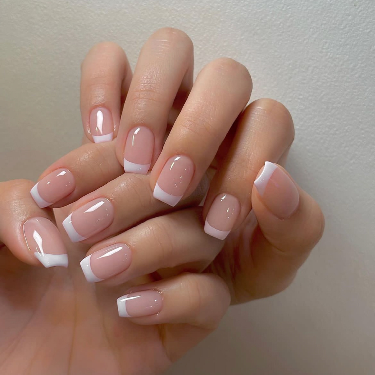 24ps/set Short Fake Nails for  - Nail Art French recensione e prezzo
