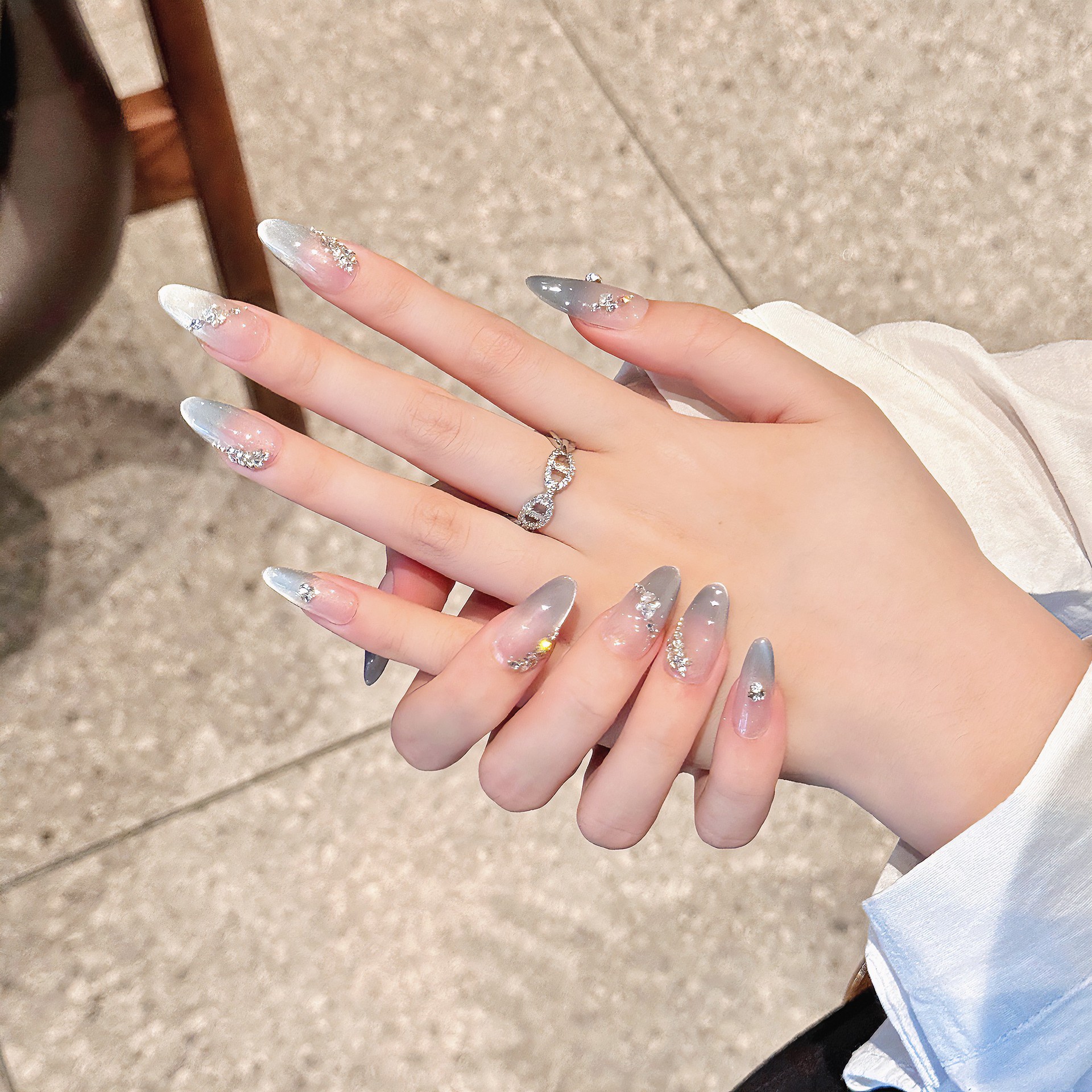 Handmade French Tips Fake Nail - Nail Art French recensione e prezzo