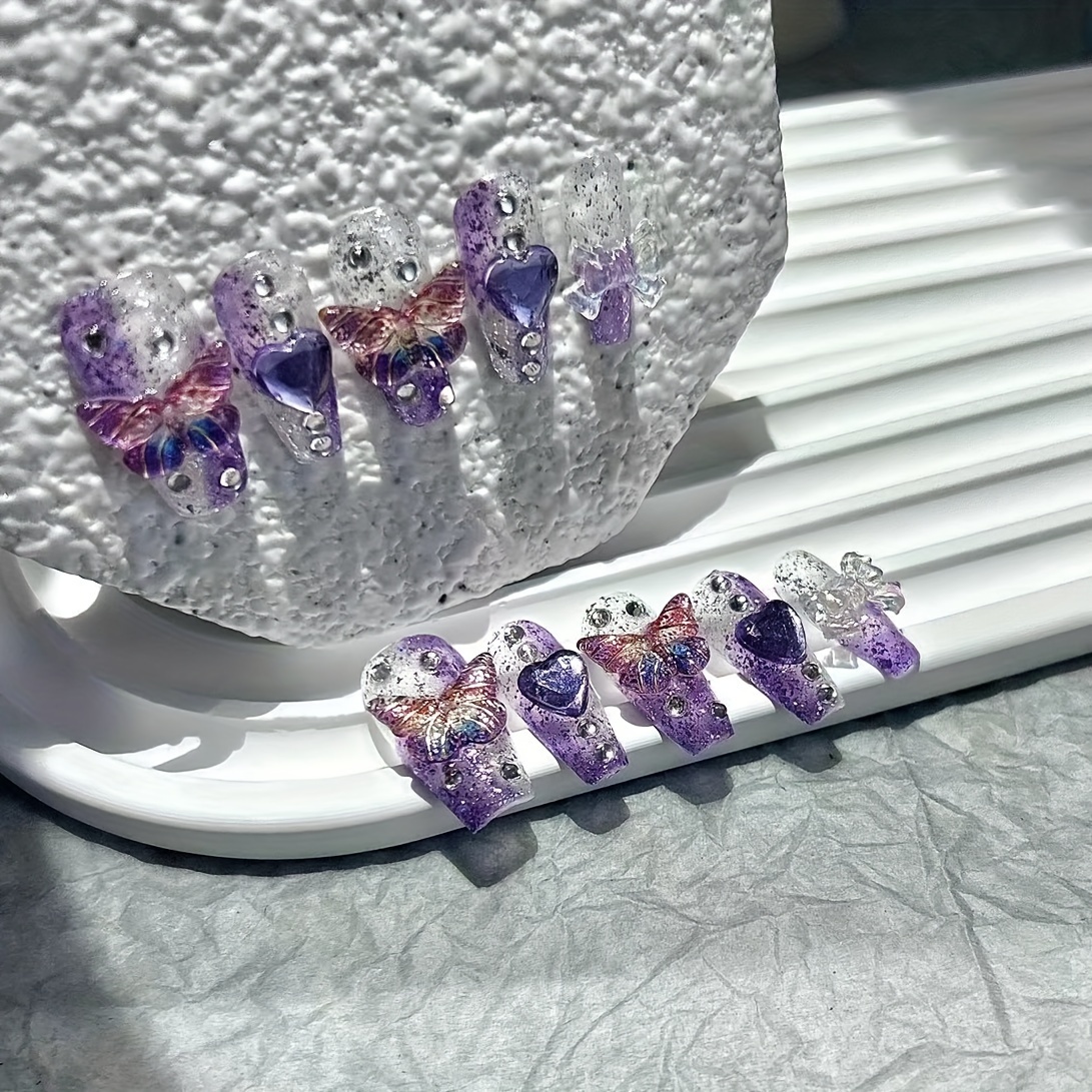 10 Pieces Purple Fantasy Butte - Nail Art Red recensione e prezzo