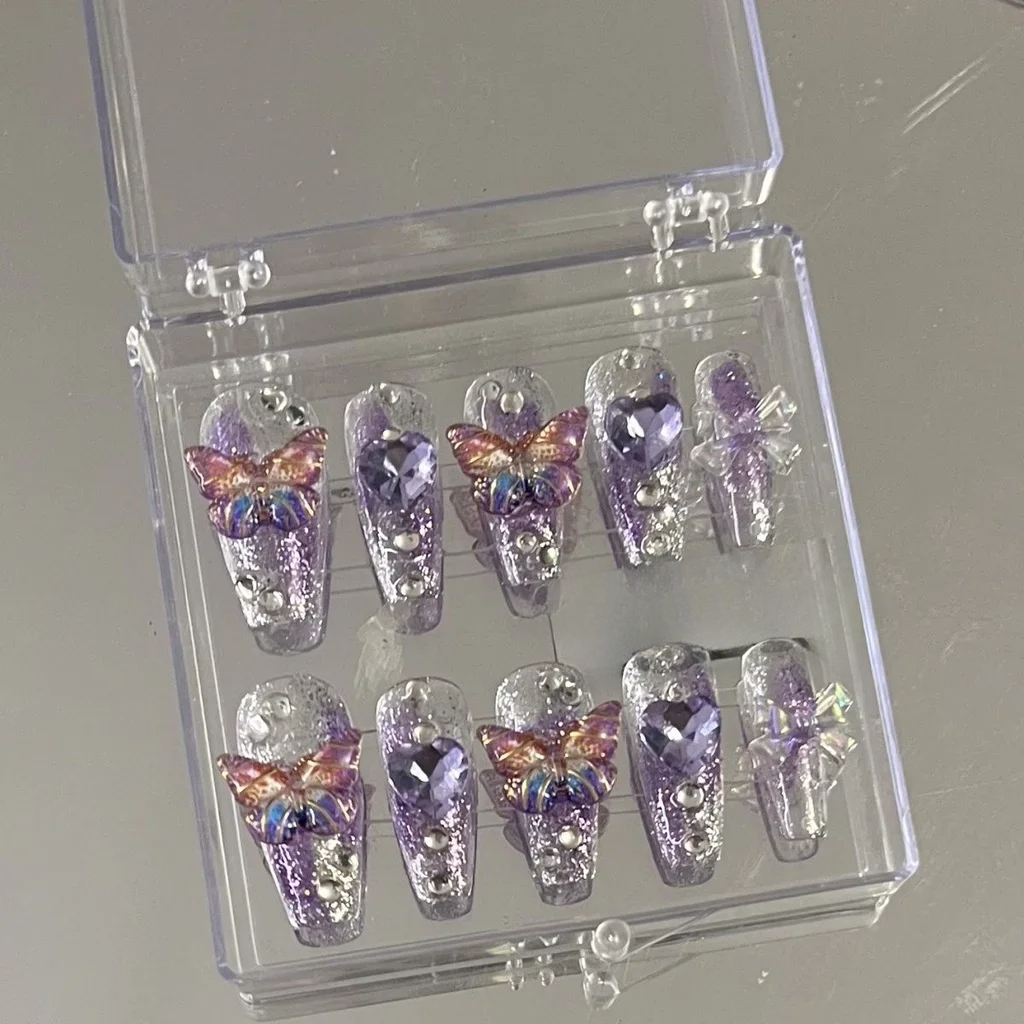 10 Pieces Purple Fantasy Butte - Nail Art Red recensione e prezzo