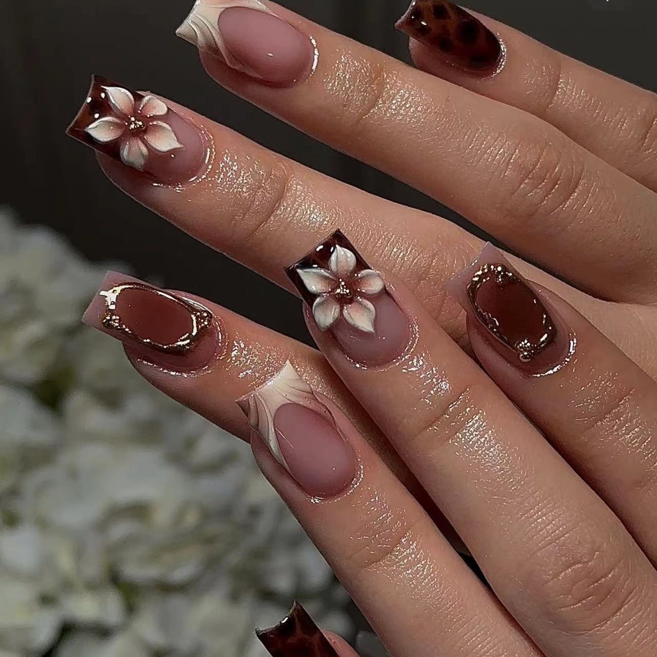 Short square fake nails for wo - Press On Nail Set recensione e prezzo