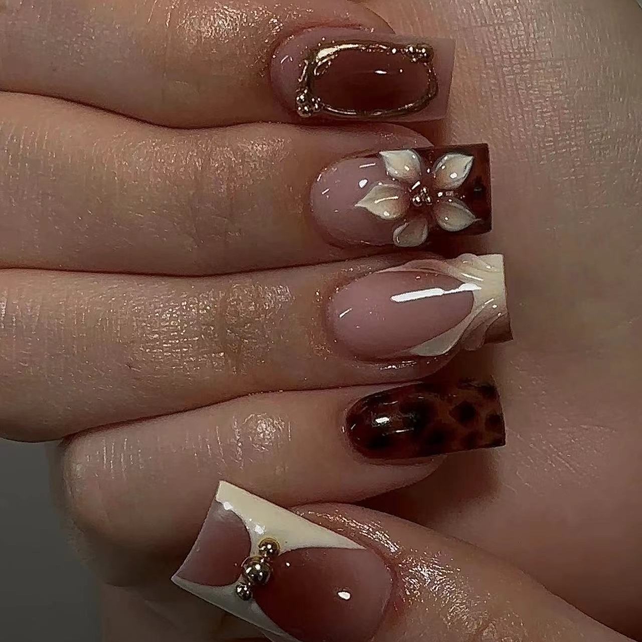 Short square fake nails for wo - Press On Nail Set recensione e prezzo
