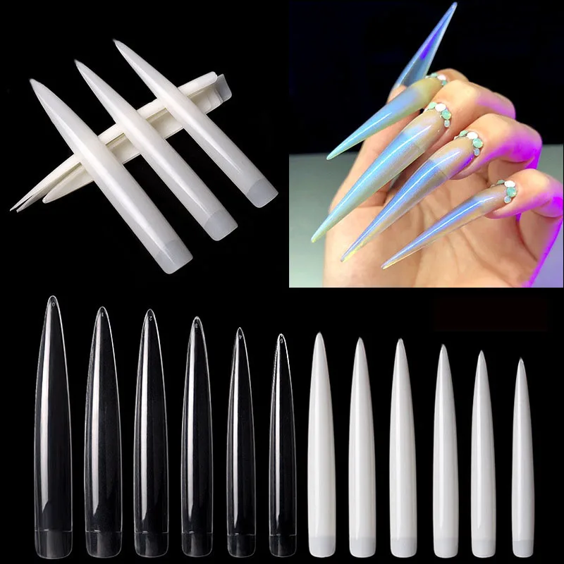 Clear Natural Extra Long False - Nail Art Xl recensione e prezzo