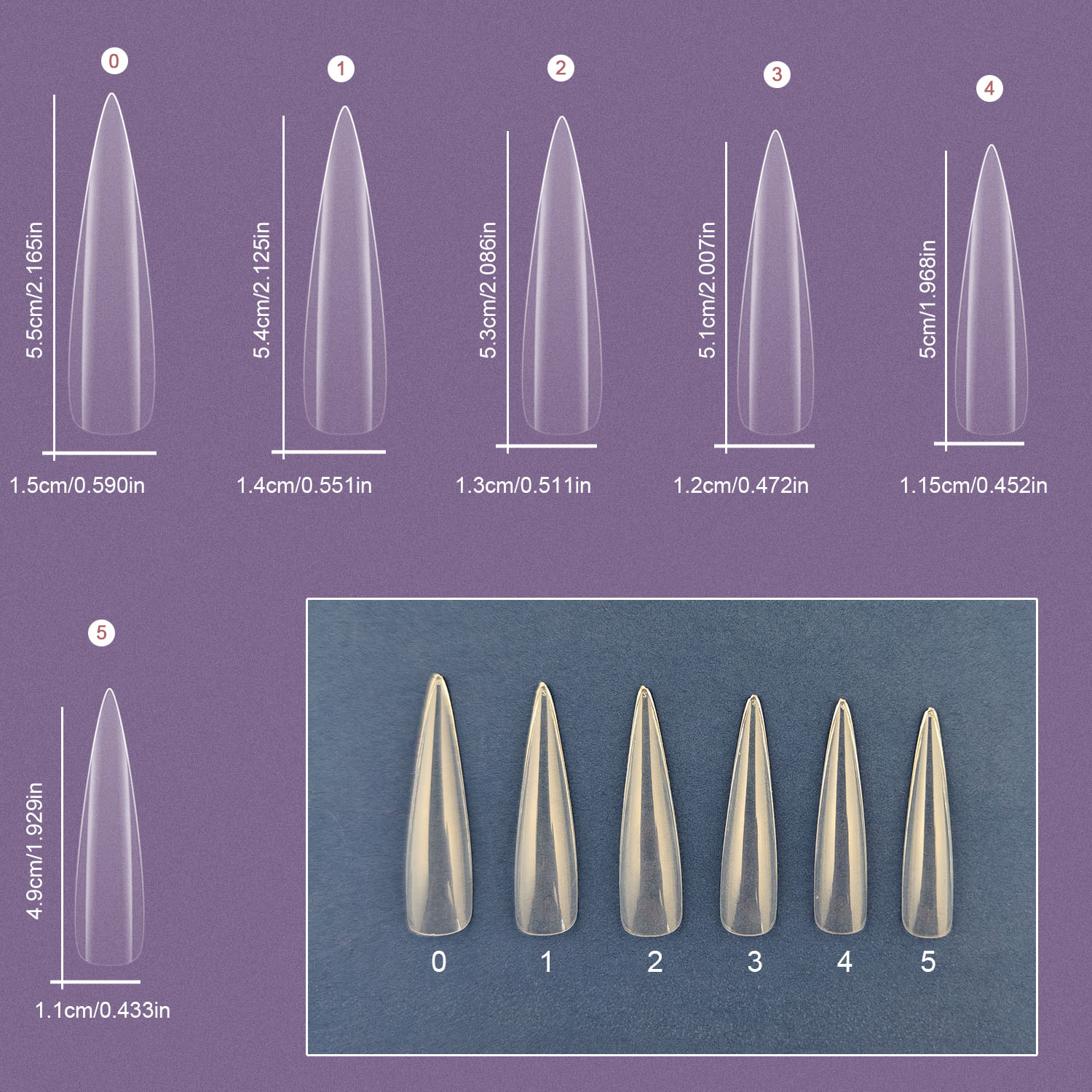 B47 Refill Pack XXXL Clear Lon - Nail Art Xl recensione e prezzo