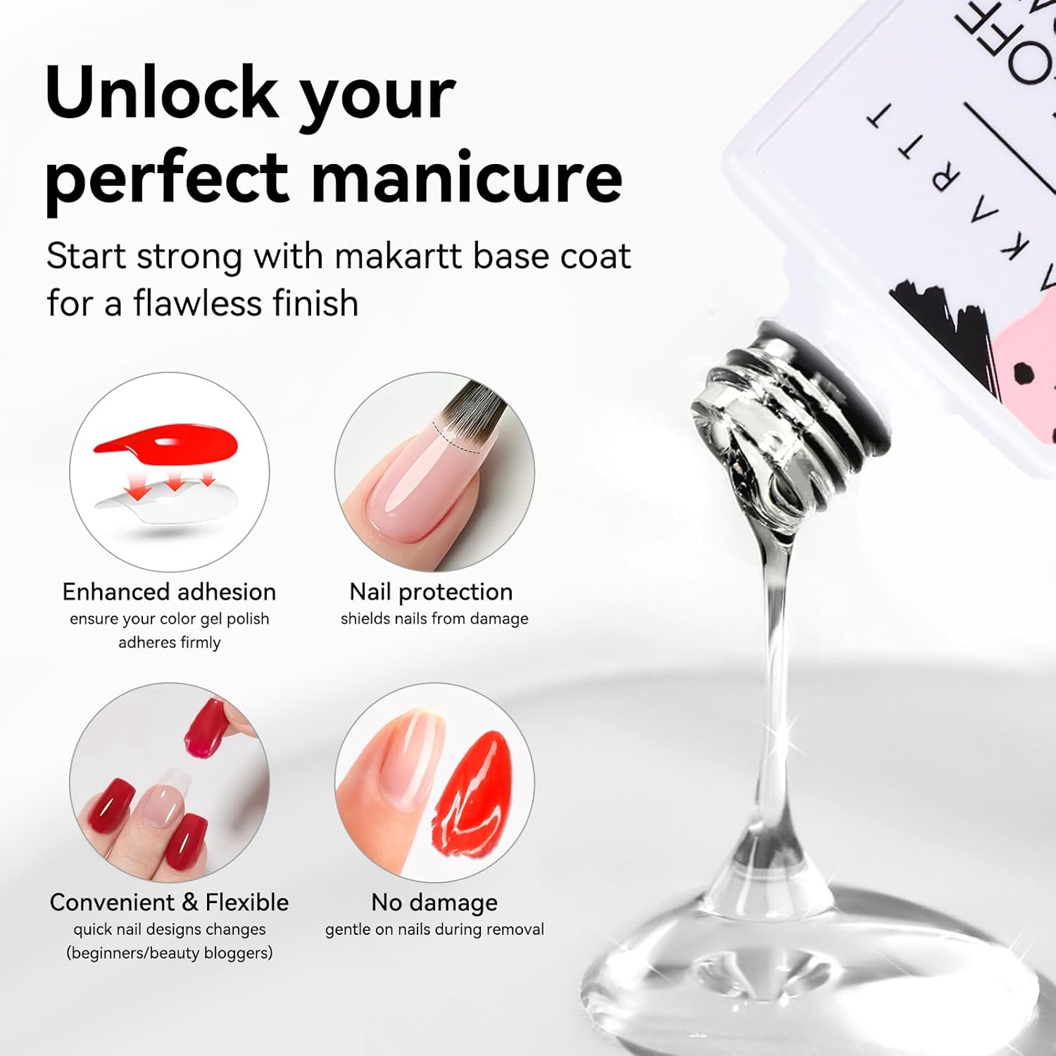 Makartt Peel Off Gel Base Coat - Peel Off Base Coat recensione e prezzo
